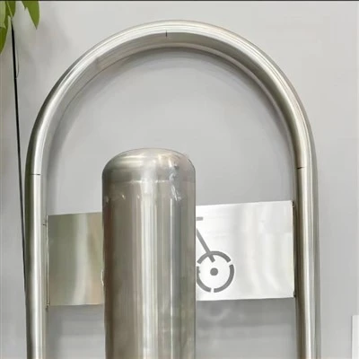 SS316   Inoxydable   Acier   Garde-corps   Avec   Vélo   Logo