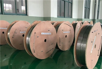 Bobines de tube capillaire en acier inoxydable